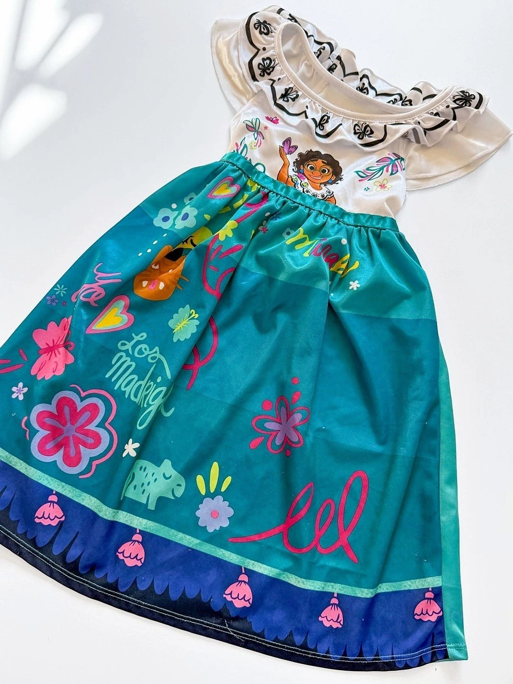 Disney Encanto Mirabel Costume Dress Blue & Pink